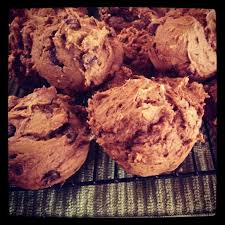 Pumpkin Chocolate Chip Muffins 1 Box Spice Cake Mix Betty Crocker 1 Can 15 Oz Pure Pumpkin 1 2 Pack Pumpkin Chocolate Chip Muffins Spice Cake Mix Cake Mix