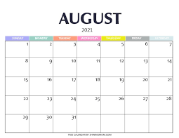 (no spam, ever!) subscribe (free!) these calendars are easy to download and print, for free. Free Printable August 2021 Calendar 12 Awesome Designs