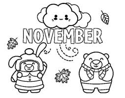 Free coloring sheets to print and download. 20 Free November Coloring Pages Printable