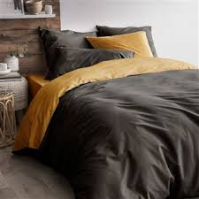 Check spelling or type a new query. 23 75 Sur Housse De Couette Bambou Merville Labelissim Carbone Moutarde 260 X 240 Cm Achat Prix Fnac
