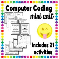 Want To Include Computer Coding Into Your Curriculum This Mini Unit Contains What You Need To Get Started Desi Computer Coding Mini Units Teaching Technology