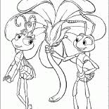 Download this adorable dog printable to delight your child. Coloring Page Bug S Life
