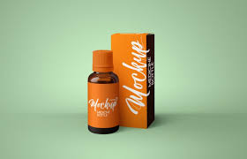Free Syrup Amber Bottle Package Box Mockup Free Package Mockups