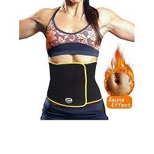 Lelinta Women Men Hot Thermo Sweat Neoprene Waist Trimmer Shapers Slimming Belt Waist Cincher Tummy Girdle Weight Loss