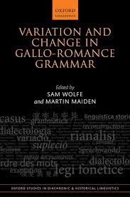 In the field of linguistics, syntactic change is change in the syntactic structure of a natural language. Variation And Change In Gallo Romance Grammar By Wolfe Sam Ebook
