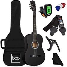 While they are primarily known for their telecasters and. Amazon Com Best Choice Products 38in Beginner All Wood Acoustic Guitar Starter Kit W Gig Bag Digital Tuner 6 Celluloid Picks Nylon Strings Capo Cloth Strap W Pick Holder Matte Black Musical Instruments