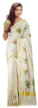 The stylish version of the saree that has come on record in recent years is the half saree. Tissue Kerala Saree Tissue Kerala Set Mundu Saree