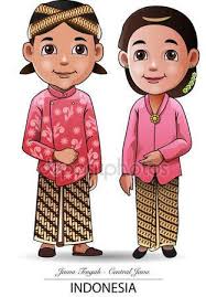 Rumah adat sumatera barat bernama rumah gadang. Javanese Traditional Cloth Kartun Kartun Pasangan Animasi