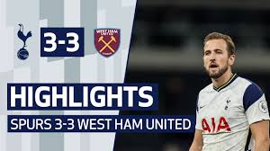 West ham at a glance: Highlights Spurs 3 3 West Ham United Youtube