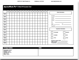 aquariummaster pro 12 week ph parameter chart template