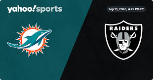 Miami Dolphins @ Las Vegas Raiders - Yahoo Sports