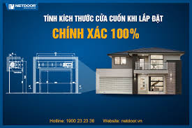 Cách tính kích thước cửa cuốn khi lắp đặt chính xác 100%