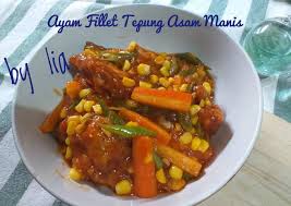 Resepi yang menggunakan tepung ubi kayu, resepi yang menggunakan tepung ubi in english, resepi yang menggunakan tepung ubi jalar, resepi yan. Resep Ayam Fillet Tepung Asam Manis Oleh Liawati Iskandar Cookpad