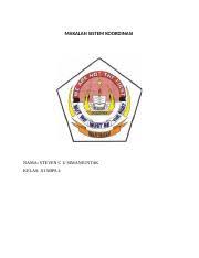 Sistem saraf merupakan salah satu bagian yang menyusun sistem koordinasi yang bertugas menerima. Makalah Sistem Koordinasi Bab 3 Docx Makalah Sistem Koordinasi Nama Steven C U Simanjuntak Kelas Xi Mipa 4 I Pendahuluan Tubuh Manusia Dilengkapi Course Hero