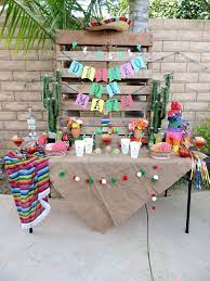 We have food, drinks and entertainment menu ideas. Fiesta Mexican Cinco De Mayo Party Ideas Photo 1 Of 11 Fiesta Theme Party Mexican Birthday Parties Mexican Party Theme