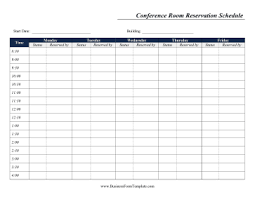 By ryan on april 10, 2017. Weekly Conference Room Reservation Template