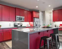 red kitchen cabinets sebring design