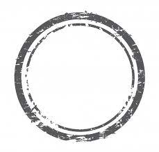 Grunge Distressed Stamp Circle Logo Design Stamp Brain Icon
