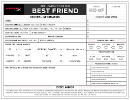 Maybe you would like to learn more about one of these? Hyperx Auf Twitter Now Accepting Applications To Be Our Best Friend Nationalbestfriendday