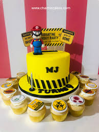 Super mario birthday cake uniquely designed by elitecakedesigs in sydney!! Charm S Cakes Mario On Custom Cake