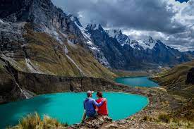Arriving To The Three Lakes Lookout Point On Day 3 Of Our Independent Trek Around Huayhuash In Peru A Truly Stunning View Three Lakes Stunning View Lake