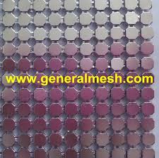 Metallic Drapery Metal Cloth In Many Shapes And Colours