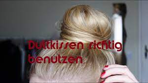 (zu einem bestimmten zweck) gebrauchen, verwenden. Duttkissen Richtig Benutzen Youtube