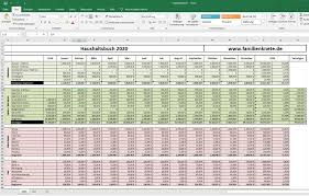 Alle vorlagen sind für microsoft word optimiert, in anderen programmen wie beispielsweise open office oder libre office. Kostenloses Haushaltsbuch Excel Vorlage Fur Familien Familienknete