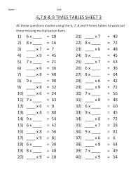 Maths For 6 Year Olds Worksheets Learning Printable In 2020 4th Grade Math Worksheets Free Math Worksheets Math Multiplication Worksheets