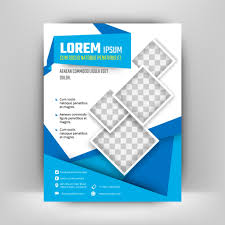 Blue And White Business Flyer Template Flyer Template Business Flyer Templates Business Flyer