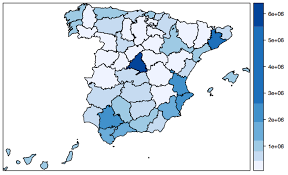 Navigate spain map, spain countries map, satellite images of the spain, spain largest cities maps with interactive spain map, view regional highways maps, road situations, transportation, lodging. Creating Beautiful Maps With R Revolutions