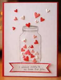 36 Romantic Valentine Diy And Crafts Ideas Mason Jar Cards Valentine Crafts For Kids Valentines Cards
