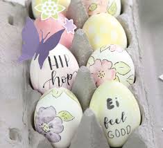 Allerdings kann es beim ostereierbemalen mit kindern sein, dass ein ausgeblasenes ei mal in die brüche geht. Ostereier Aquarellieren Und Mit Spruchen Gestalten