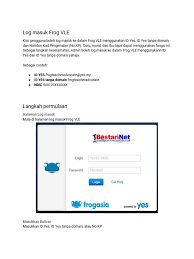 Kini, pengguna boleh log masuk ke dalam frog vle menggunakan id yes, id yes tanpa domain, dan nombor kad pengenalan (no.kp). Log Masuk Frog Vle Bm