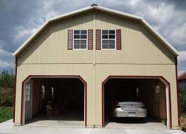 Shops offer a secure and functional space for ample storage, vehicle housing, or. Metal Garage Buildings Online Today Alan S Factory Outlet Prefab 2 Story Garage Metal Garage Buildings