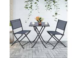 The 8 best outdoor bar tables of 2021. Costway 3 Piece Bistro Set Garden Backyard Table Chairs Outdoor Patio Furniture Folding Dark Gray Stacksocial