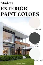 Most everybody will point you in the direction of a few dusty shades. Modern Exterior Paint Colors House Exterior Color Schemes Best House Colors Exterior Modern Exterior