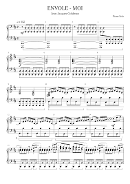 Discover more posts about envole moi. Jean Jacques Goldman Envole Moi Sheet Music For Piano Solo Musescore Com