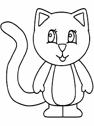 Choose from a wide selection of easy free printable cat coloring pages, improve the motor skills and prepare your kid for school. Kitty Cats Coloring Pages Coloring Home