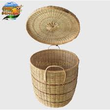 Woven wicker basket laundry hamper. Large Laundry Hamper Rattan Bamboo Basket Native Woven Wicker Handicraft Houseware Shopee Philippines