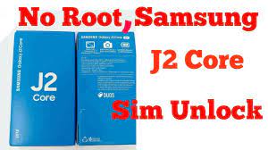 How to unlock samsung galaxy j2 core? Without Root Samsung J2 Core J260g Sim Unlock 10000 Work New Method Youtube