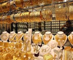 Typical 24 Karat Gold Store Gold Souk Dubai Gold Souk Dubai