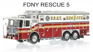 Each of them was paired to a 2000 gpm pumper to respond as a two piece unit. 1 50 Scale Model Of Fdny Rescue 5 Fdny Toy Fire Trucks Rescue