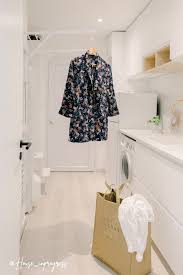 Buanderie Minimaliste Etendoir A Linge Mural Buanderie Minimaliste Etendoir A Linge