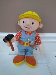 Black Bob The Builder 2001 Bob The Builder Made By Hasbro Squeeze His Left Hand And He Talks And Sings The Bob The Builder Son Disney Stuffed Animals Bob The Builder Black Paint