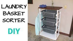 No more need for industrial looking plastic laundry bins. Simple Easy Woodworking Idea How To Make A Laundry Basket Holder Diy Youtube