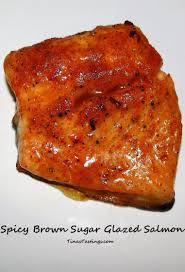 Spicy Brown Sugar Glazed Salmon Brown Sugar Glazed Salmon Salmon Glaze Recipes Salmon Recipes Brown Sugar