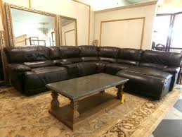 Furnitech signature home coffee table in american white oak/warm honey by furnitech, llc. American Signature Leather Sectional At The Missing Piece