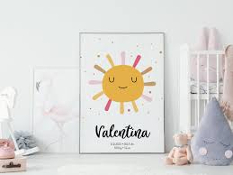 Die 10 größten länder der erde frieden weltkarte din a5 zum ausdrucken kostenlos frisuren trend. Geburtsplakat Sonne Personalisiert Mit Etsy Kinder Zimmer Baby Geboren Kinderzimmer