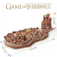 King's landing has an estimated population of more than 500,000 as stated. Game Of Thrones Kings Landing 3d Puzzle Craftyarts Co Uk